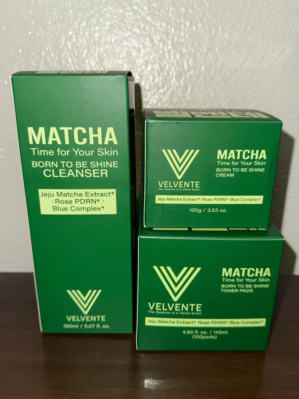 Velvente Matcha Skincare Set